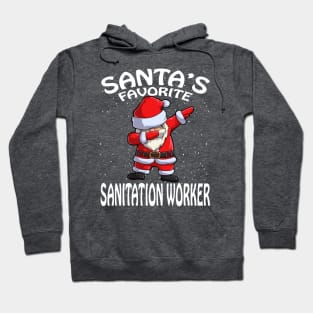 Santas Favorite Sanitation Worker Christmas Hoodie